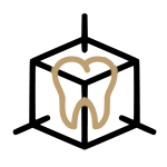 Skan 3D<br/> zębów
